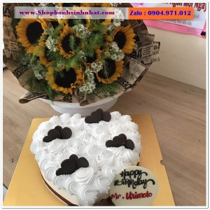 Combo Bánh Kem & Hoa Tươi - MM17